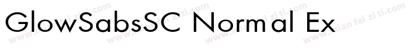 GlowSabsSC Normal Ext字体转换